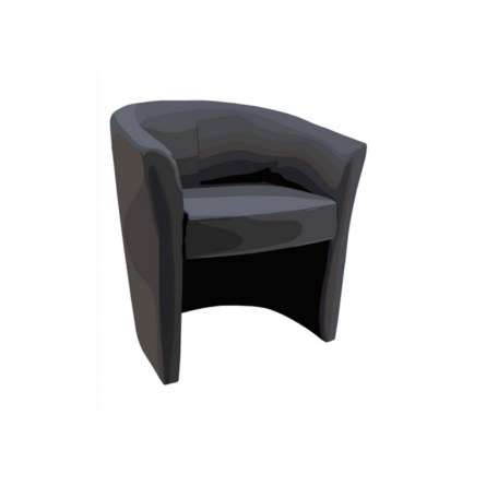 Black Tub Chair - Iconic Restaurant Chair Design