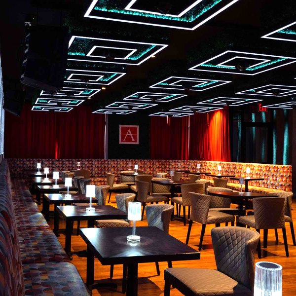 Contemporary themed restaurant Agenda Nightclub