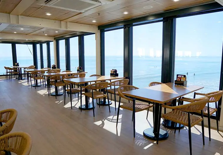 Pier 62 Oceanfront  Indoor Bar - Furniture Case Study