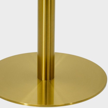 18 inch diameter Gold Powder-Coated Table Base