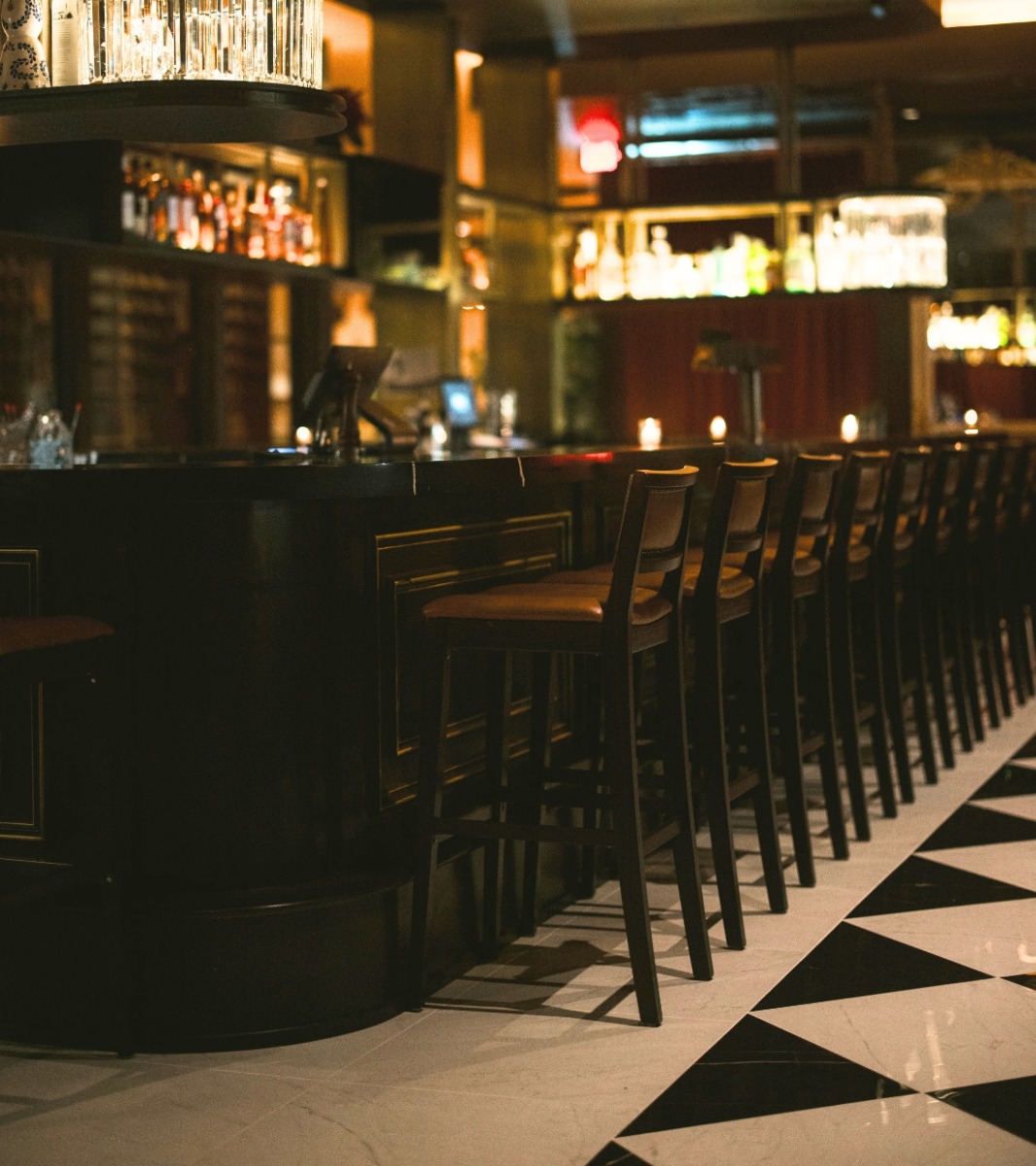 Full dining room showing cohesive furniture layout and lighting.