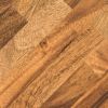 Close-up of South American Walnut Butcherblock Table Top used in restaurant seating at STL Cafe in Miami
