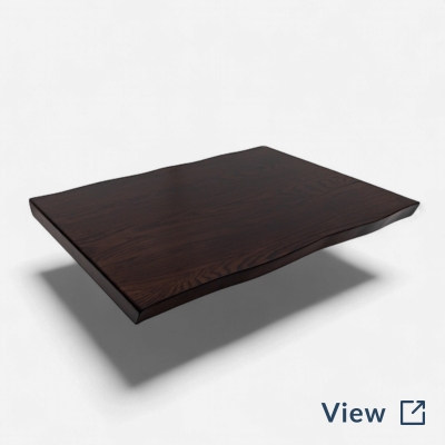 Custom Red Oak Rustic Plank Table Top